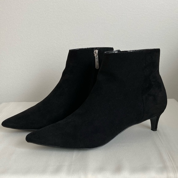 Charles by Charles David Kannon Micro Suede Kitten Heel Booties - Picture 8 of 17